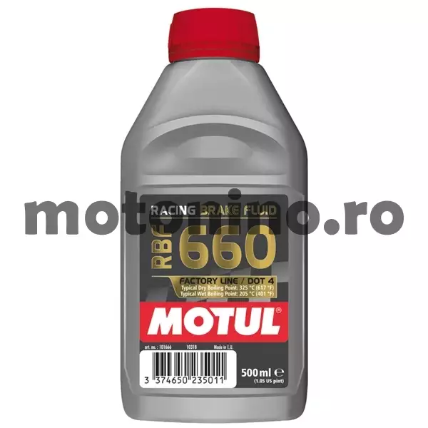 Lichid de frana RBF660 FACTORY LINE (punct de fierbere la 325°C) MOTUL - Motonino